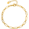 24K Pure Gold 24K Yellow Gold Paperclip Link Bracelet - Image 1 of 5
