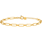24K Pure Gold 24K Yellow Gold Paperclip Link Bracelet - Image 2 of 5