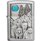 Zippo Wolf and Pack Emblem Lighter - Image 1 of 4