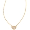 Kendra Scott Ari Pave Crystal Heart Necklace - Image 1 of 2