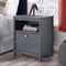 Sauder Night Stand with Drawer in Denim Oak - Image 1 of 8