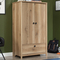 Sauder Bedroom Armoire with Drawer, Timber Oak - Image 1 of 10