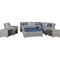 Signature Design by Ashley Naples Beach Outdoor 3 pc. Sectional - Image 1 of 10