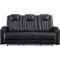 Signature Design by Ashley Center Point Reclining Sofa with Drop Down Table - Image 4 of 10