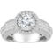 Ray of Brilliance 14K Gold 2 CTW IGI Certified Lab Grown Round Diamond Bridal Ring - Image 1 of 4