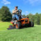 Yard Force 48v Brushless 38 in. Battery-Powered Rear Engine Riding Lawn Mower - Image 6 of 10