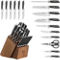 Cangshan Cutlery L Series Black Forged Block Set Acacia 17 pc. - Image 1 of 6