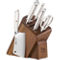 Cangshan Cutlery L1 Series White Cleaver Knife Block Set 7 pc. - Image 1 of 6
