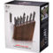 Cangshan Cutlery Helena Series Black Forged 12 pc. Hua Knife Block Set, Acacia - Image 1 of 6