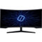 Samsung 34 in. Odyssey G55T WQHD 165Hz 1ms HDR Curved Gaming Monitor - Image 6 of 6