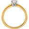 True Origin 14K Gold 1/2 ct. Certified Round Lab Grown Diamond Solitaire Ring - Image 3 of 4