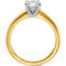 True Origin 14K Gold 1 1/2 ct. Certified Round Lab Grown Diamond Solitaire Ring - Image 3 of 4