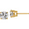 True Origin 14K Gold 2 CTW Certified Round Lab Grown Diamond Solitaire Earrings - Image 1 of 4