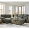 Signature Design by Ashley Benlocke 6 pc. Reclining Sectional with LAF Chaise - Image 1 of 7