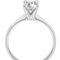 Ray of Brilliance 14K White Gold 1 1/2 CTW Lab Grown Oval Diamond Solitaire Ring - Image 3 of 4