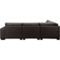 Abbyson Teagan Leather Modular Sectional 6 pc. - Image 2 of 9