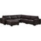 Abbyson Teagan Leather Modular Sectional 6 pc. - Image 3 of 9