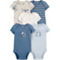 Carter's Infant Boys Blue Bodysuit 5 pk. - Image 1 of 6