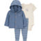 Carter's Infant Boys Blue Stripe 3PC Little Cardigan 3 pc. Set - Image 1 of 3