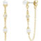 COACH Pearl Swag Chain Post Back Earrings - Image 1 of 2