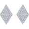 Sterling Silver 1/10 CTW Diamond Earrings and Pendant Set - Image 2 of 5