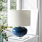 Lalia Home Modern Ovaloid Glass Bedside Table Lamp - Image 3 of 10