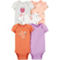 Carter's Infant Girls Pink Purple Original Bodysuits 5 pk. - Image 1 of 6