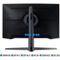 Samsung 27 in. Odyssey G7 WQHD 240Hz 1ms G-Sync Compatible QLED Curved Monitor - Image 4 of 7