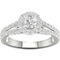 Pure Brilliance 14K White Gold 1 1/4 CTW Engagement Ring with IGI Certification - Image 1 of 2