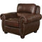 Abbyson Austin Leather Armchair - Image 1 of 5