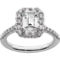 True Origin 14K White Gold 2 1/8 CTW Lab Grown Diamond Engagement Ring, Certified - Image 1 of 5