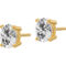True Origin 14K Gold 1 CTW Lab Grown Diamond Oval Solitaire Earrings, Certified - Image 2 of 4
