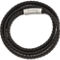 Chisel Stainless Steel Brushed Black Leather Braided Wrap Bracelet 23 in. - Image 2 of 3
