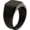 Chisel Stainless Steel Polished Black Ion Plated Signet Ring - Image 5 of 7