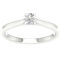 Pure Brilliance 14K White Gold 1/4 ct. Round Solitaire Ring IGI Certified, Size 7 - Image 1 of 2