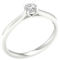 Pure Brilliance 14K White Gold 1/4 ct. Round Solitaire Ring IGI Certified, Size 7 - Image 2 of 2