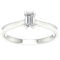 Pure Brilliance 14K White Gold 1/3 CTW Oval Solitaire Ring with IGI Certification - Image 1 of 2