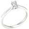 Pure Brilliance 14K White Gold 1/3 CTW Oval Solitaire Ring with IGI Certification - Image 2 of 2