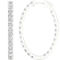 Pure Brilliance 14K White Gold 4 CTW Hoop Earring with IGI Certification - Image 1 of 2