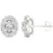 Pure Brilliance 14K White Gold 2 CTW Oval Diamond Stud Earrings - Image 1 of 2