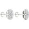 Pure Brilliance 14K White Gold 2 CTW Oval Diamond Stud Earrings - Image 2 of 2