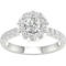 Pure Brilliance 14K White Gold 1 1/2 CTW Engagement Ring IGI Certified Size 7 - Image 1 of 2