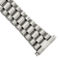 Gilden Men’s Long 18-22mm Stainless Steel Watch Band 7.5 in. - Image 3 of 4