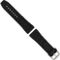 Debeer 26mm Black Link Style Silicone Rubber Stainless Steel Buckle Watch Band - Image 1 of 4