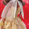 Mattel 2023 Holiday Barbie Doll, Golden Gown & Dark Brown Hair - Image 5 of 6