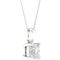 Pure Brilliance 14K White Gold 1/2 CTW Solitaire Pendant with IGI Certification - Image 2 of 2