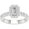 Pure Brilliance 14K White Gold 1 1/2 CTW Engagement Ring with IGI Certification - Image 1 of 2