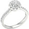 Pure Brilliance 14K Gold 1 CTW Lab Grown Diamond Ring with IGI Certification Size 7 - Image 2 of 2