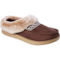 Isotoner Women's Recycled Microsuede and Faux Fur Hoodback Slippers - Image 1 of 5
