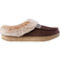 Isotoner Women's Recycled Microsuede and Faux Fur Hoodback Slippers - Image 2 of 5